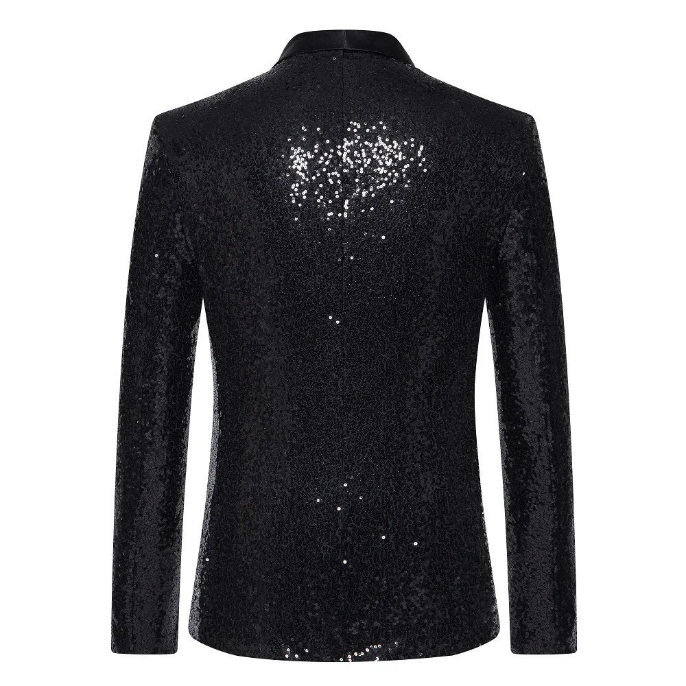 Veste costume Homme à paillettes Omar