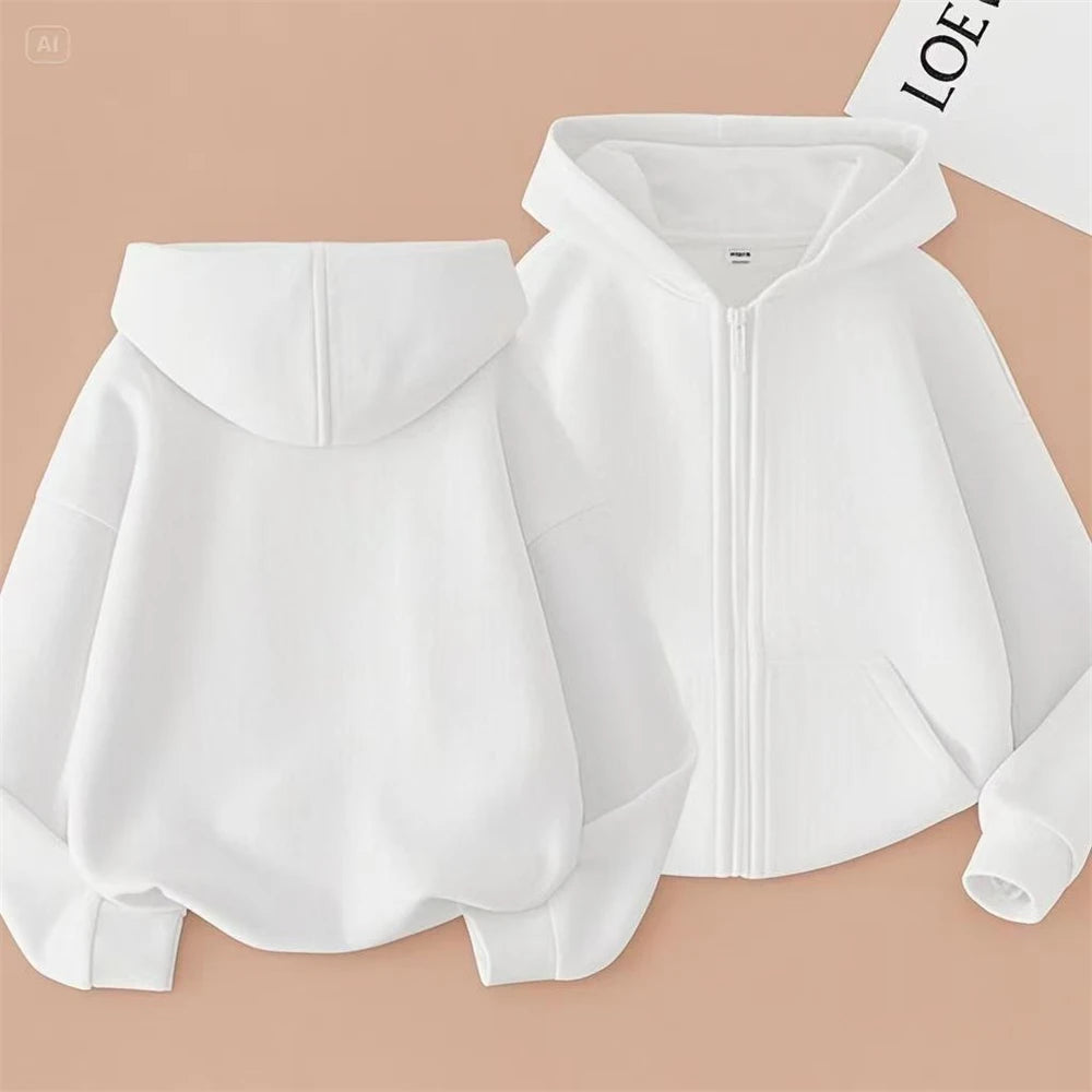 Veste zip à capuche enfant unisexe