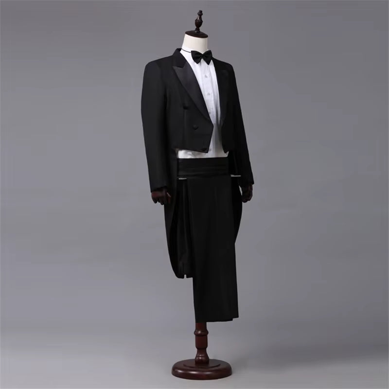 Ensemble Veste queue de pie & Pantalon avec accessoires XL
