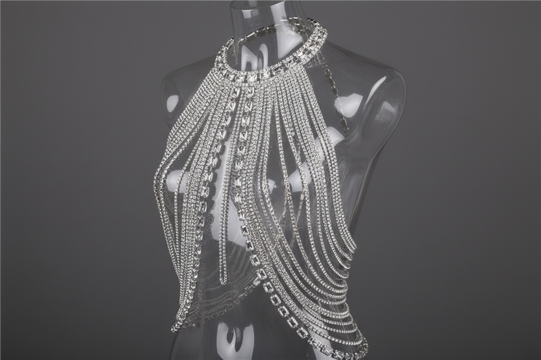Rhinestone Body Chain Jewelry