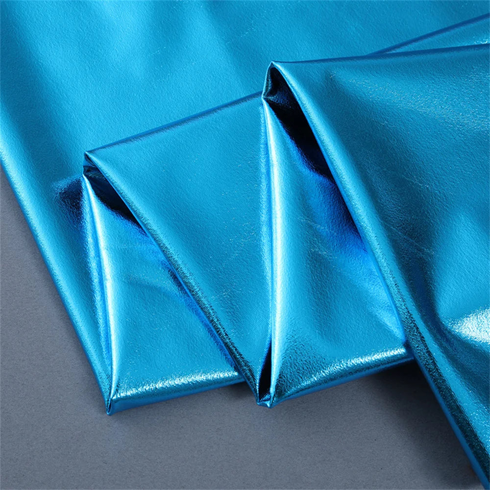 Combi-Short sans manches effet metallique Loycia