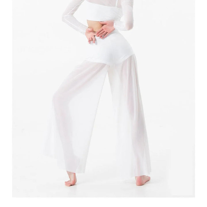 Pantalon maille blanc Solange Taille M