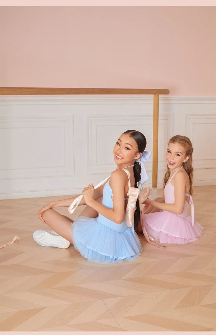 Robe justaucorps sans manches jupette dentelle Roselyne