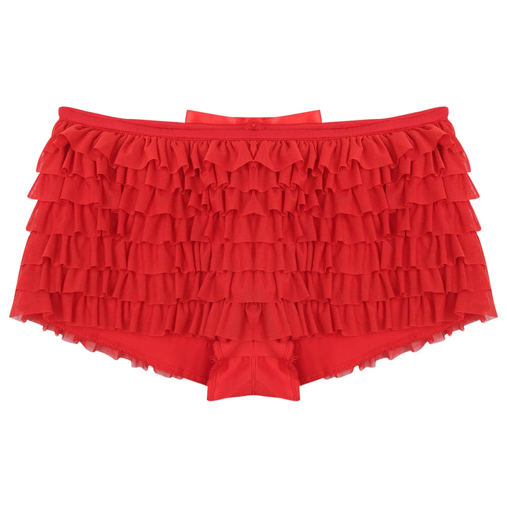 Pantie short court à volants