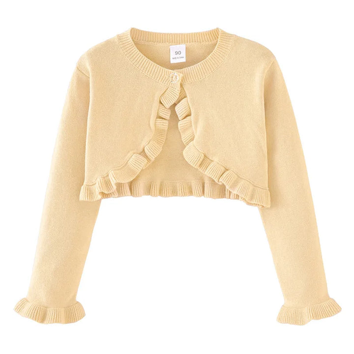 Veste courte manches longues avec bouton