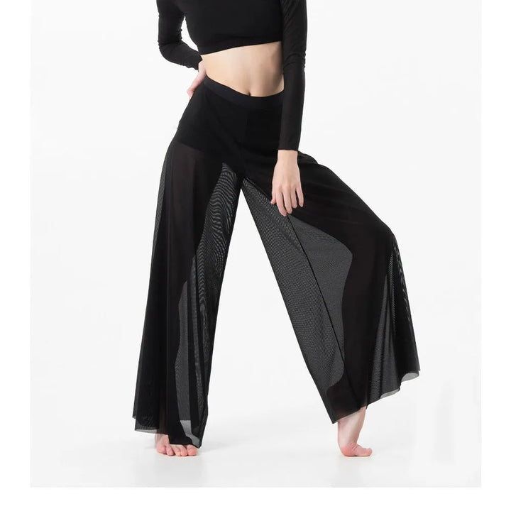 Top & pantalon large Solange en maille