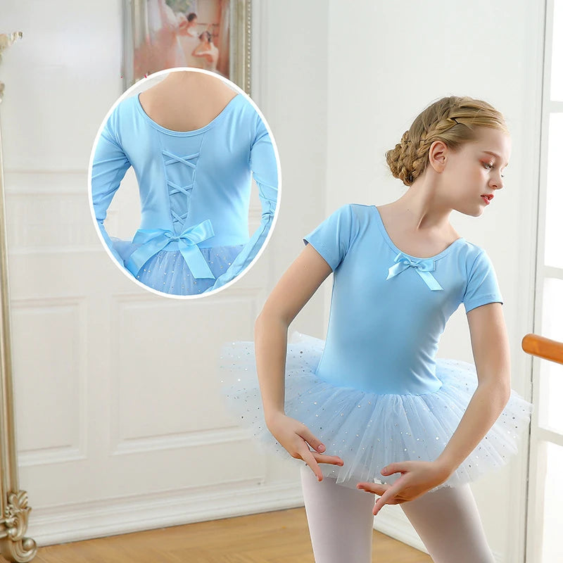 Robe Tutu bretelles manches courtes ou longues YLÉNA