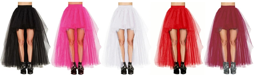 Jupe tulle courte devant longue derrière Kady