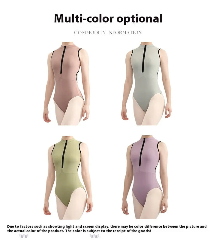 Justaucorps sans manches avec zip Charlotte