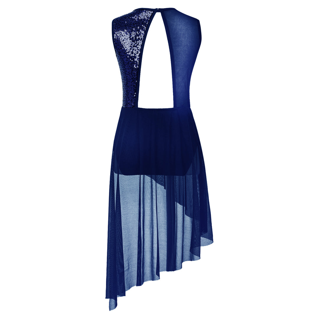 Robe sans manche avec sequins officier Ellie