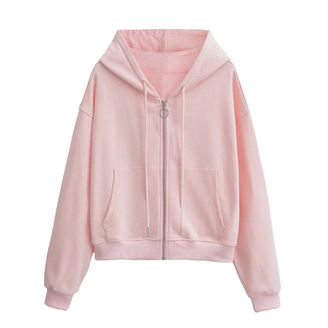 Veste Sweat loose capuche et zip