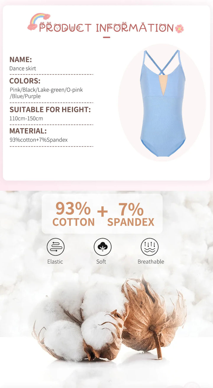 Justaucorps bretelles Calliope