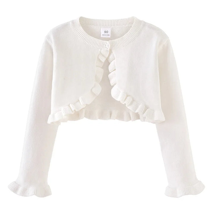 Veste courte manches longues avec bouton