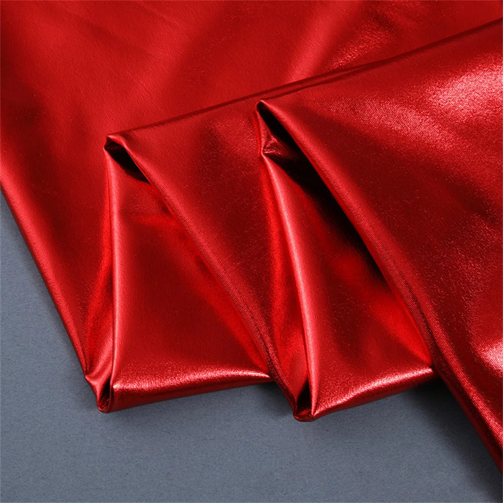 Combi-Short sans manches effet metallique Loycia