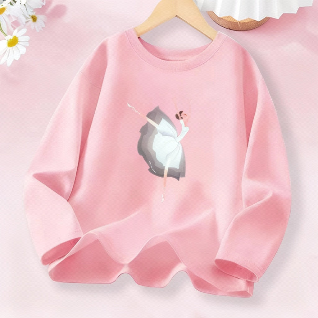 Top manches longues logo Ballet Dance Girls