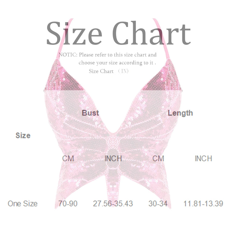 Bustier Paillettes Papillon