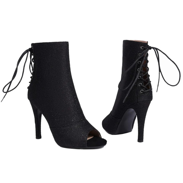 Bottines de danse shiny Zéline Talons 7 à 9.5cm