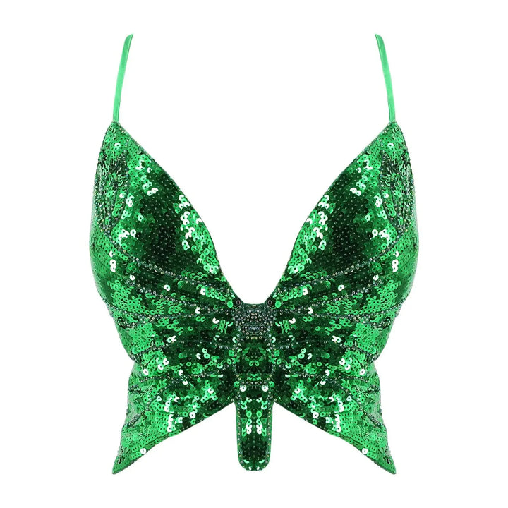 Bustier Paillettes Papillon