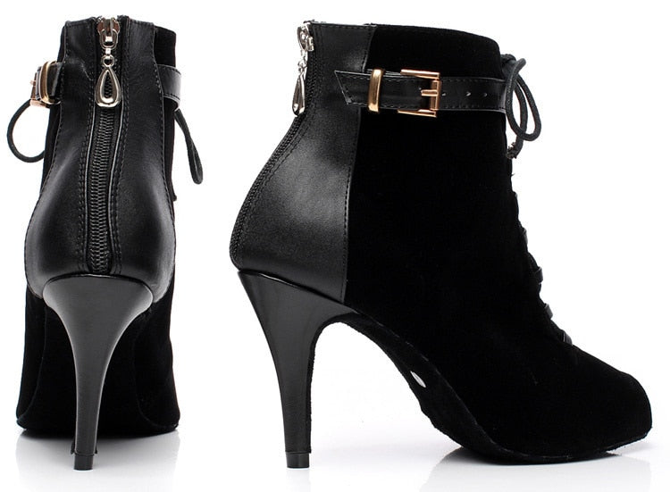 Bottines Nora talon 9cm semelle suede T38