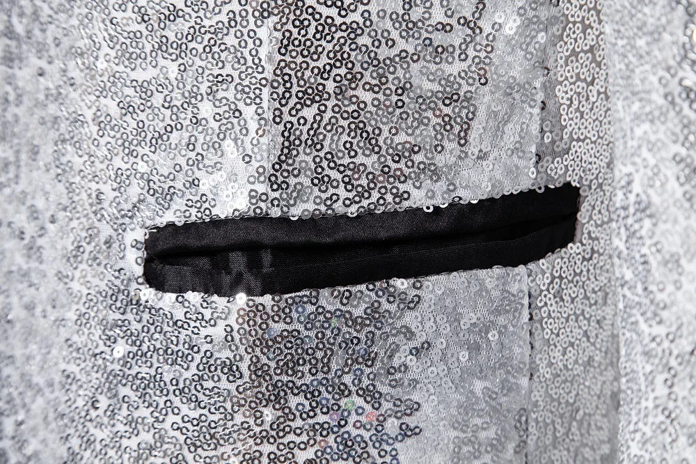 Veste costume Homme à paillettes Omar
