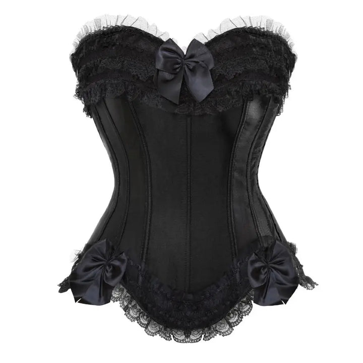 Corset Bustier satin Froufrou