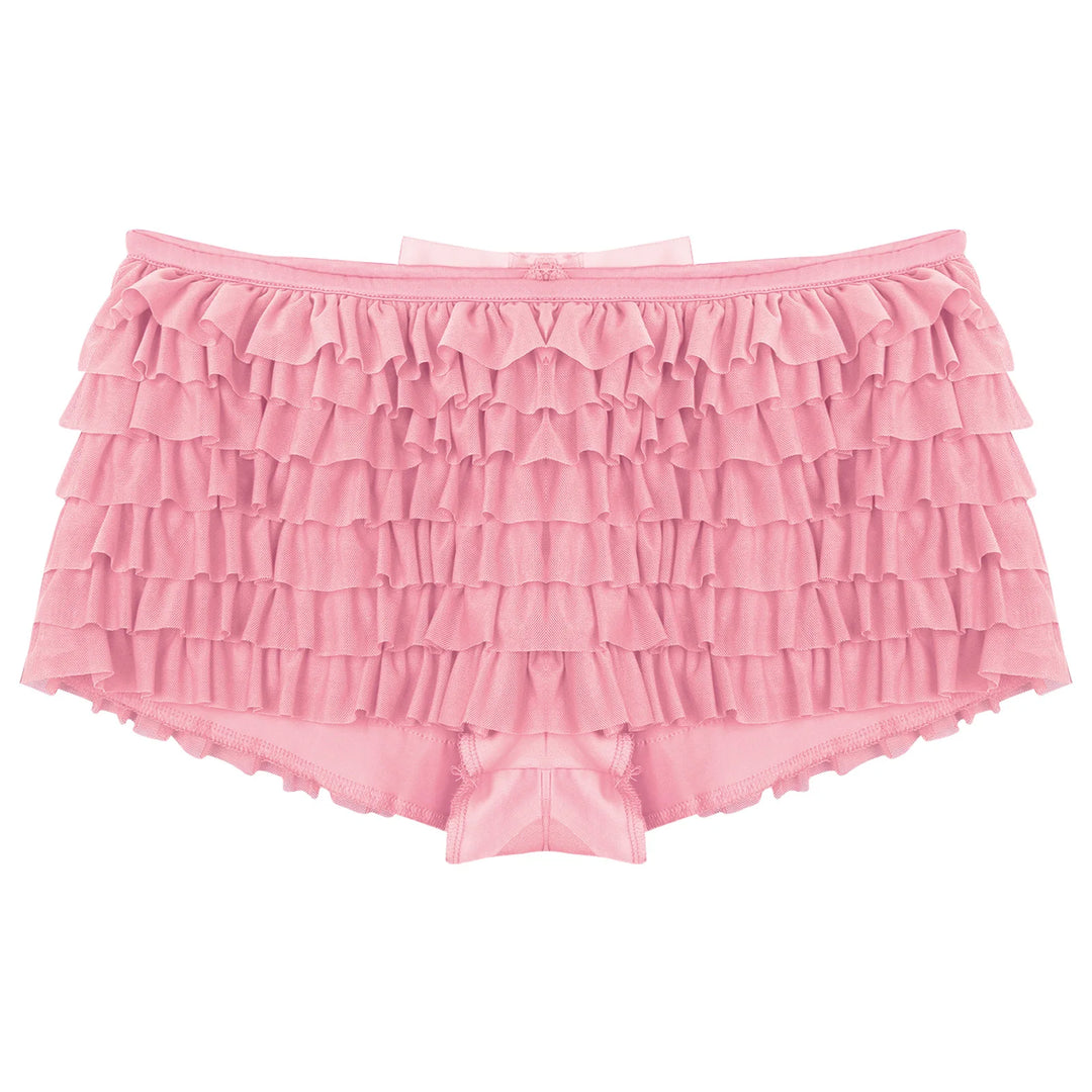 Pantie short court à volants