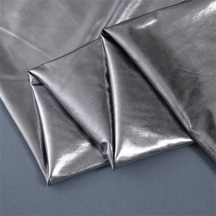 Combi-Short sans manches effet metallique Loycia