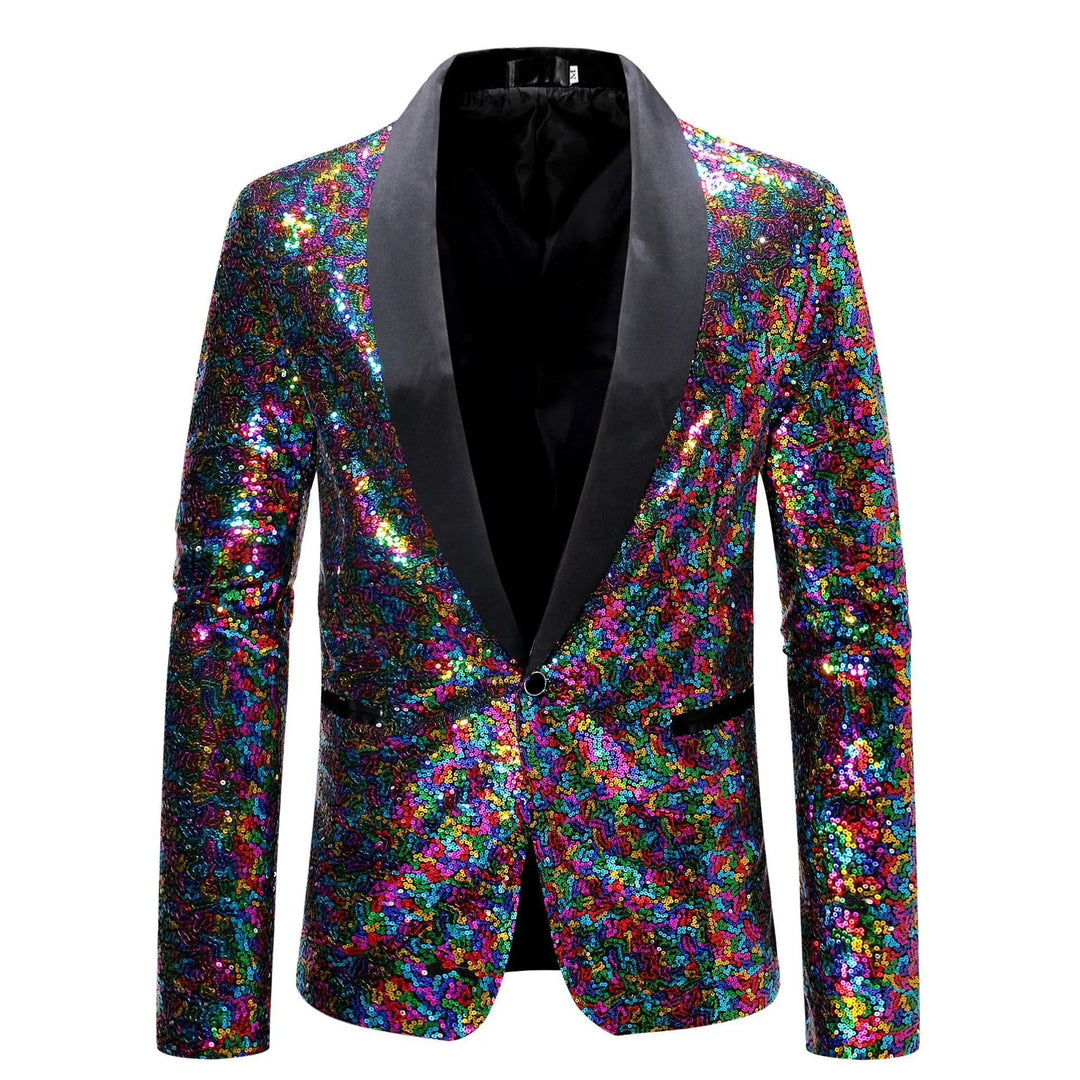 Veste costume Homme à paillettes Omar