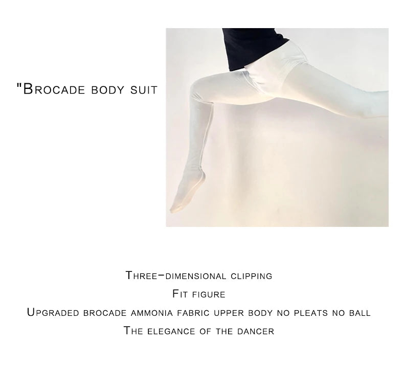 Collant danse uni opaque avec pieds pour homme