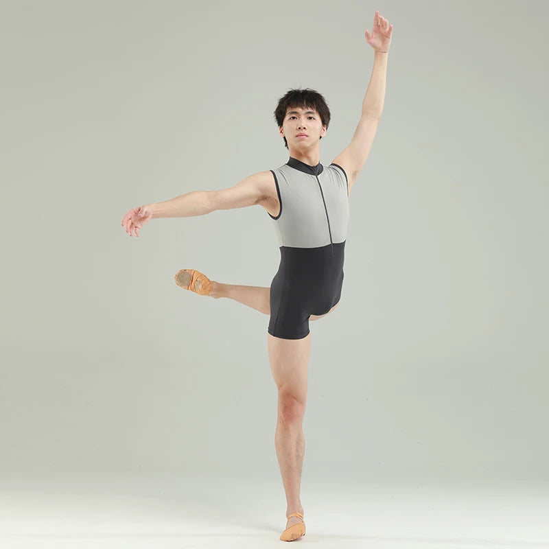 Combi-short sans manche col haut homme Sansha