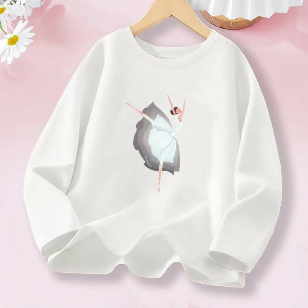 Top manches longues logo Ballet Dance Girls