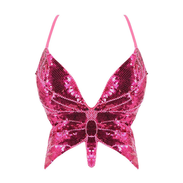 Bustier Paillettes Papillon
