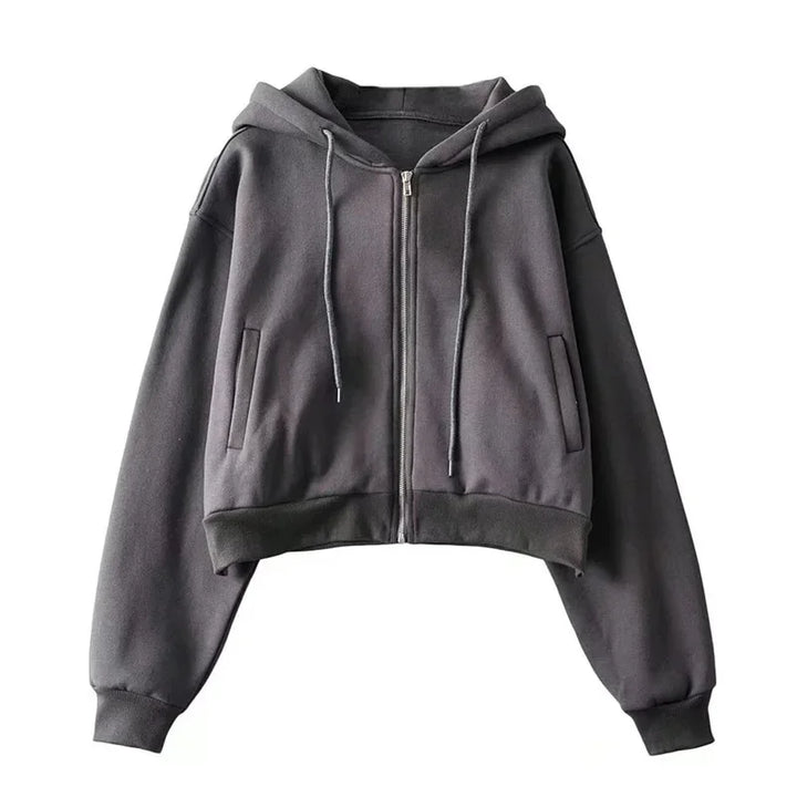 Veste capuche Loose-Fit avec zip