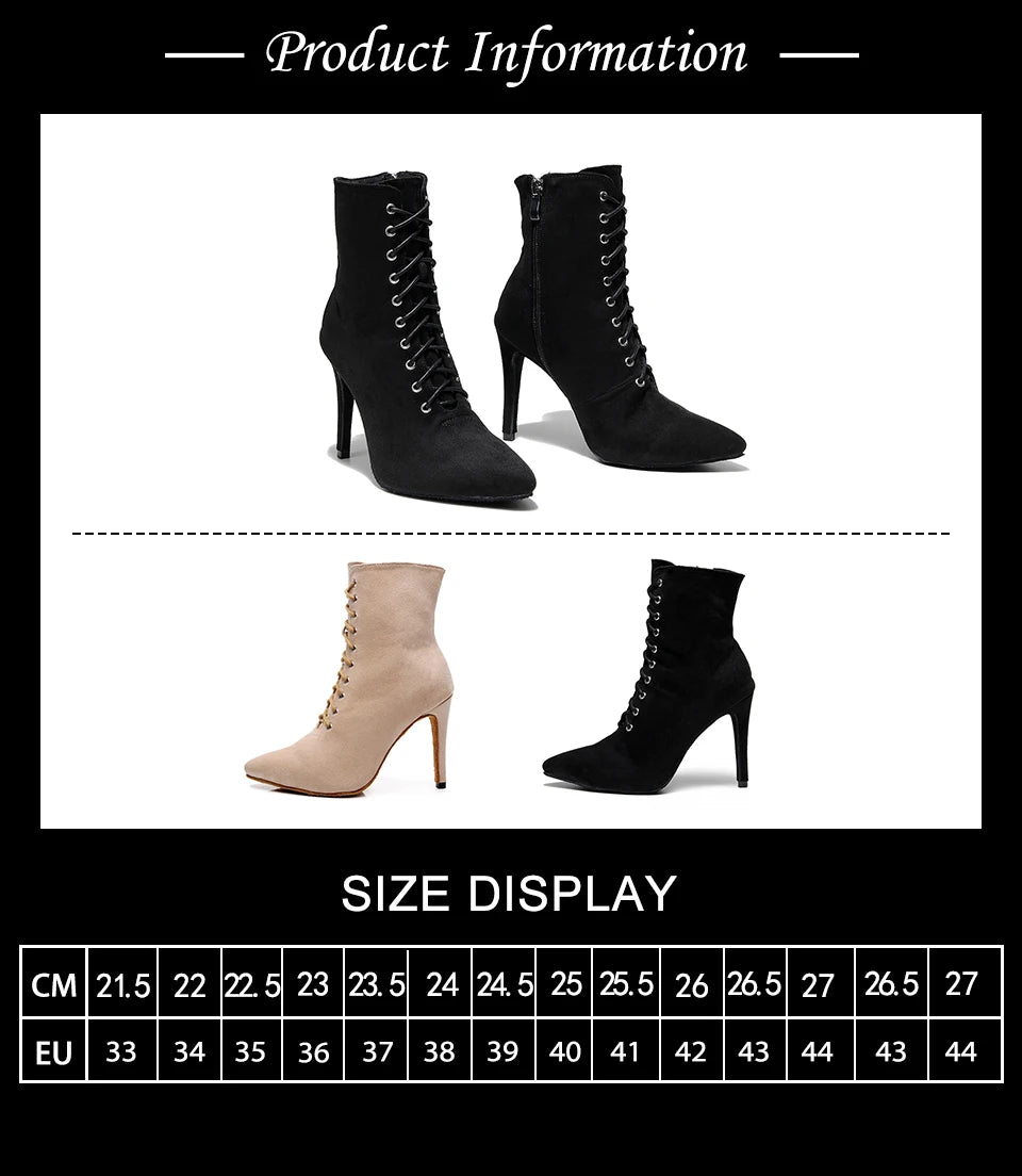 BOTTINES FERMÉES DANSE SHAYANE NOIR TALONS DE 6 À 11CM