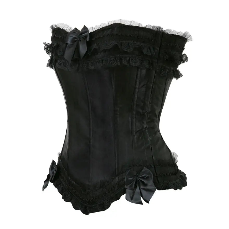 Corset Bustier satin Froufrou