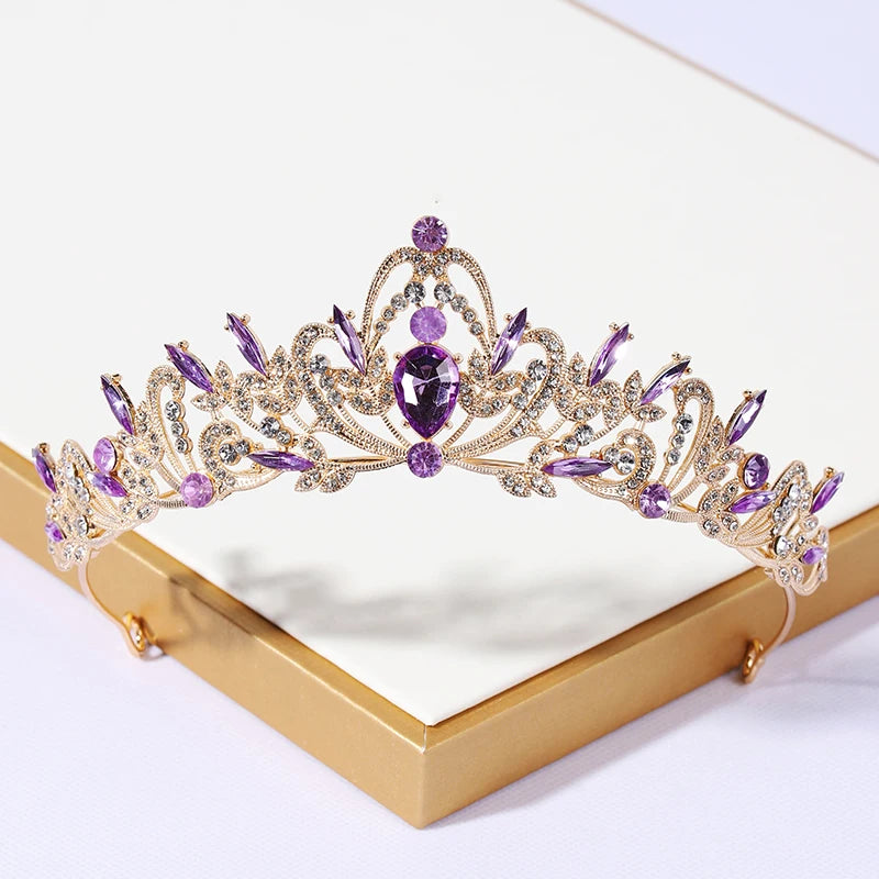 Couronne diadème strass crystal plusieurs modèles