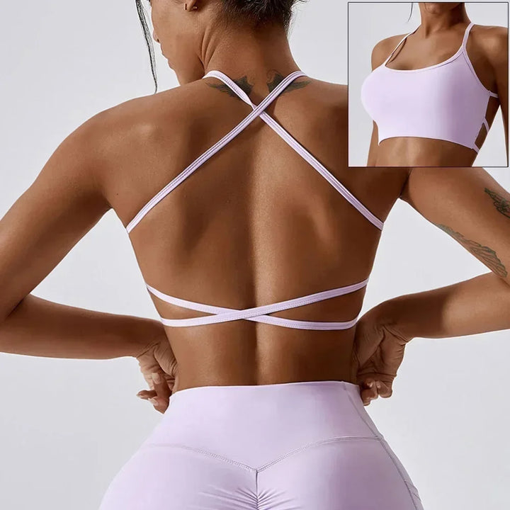 Brassière Elena fines bretelles croisées dos