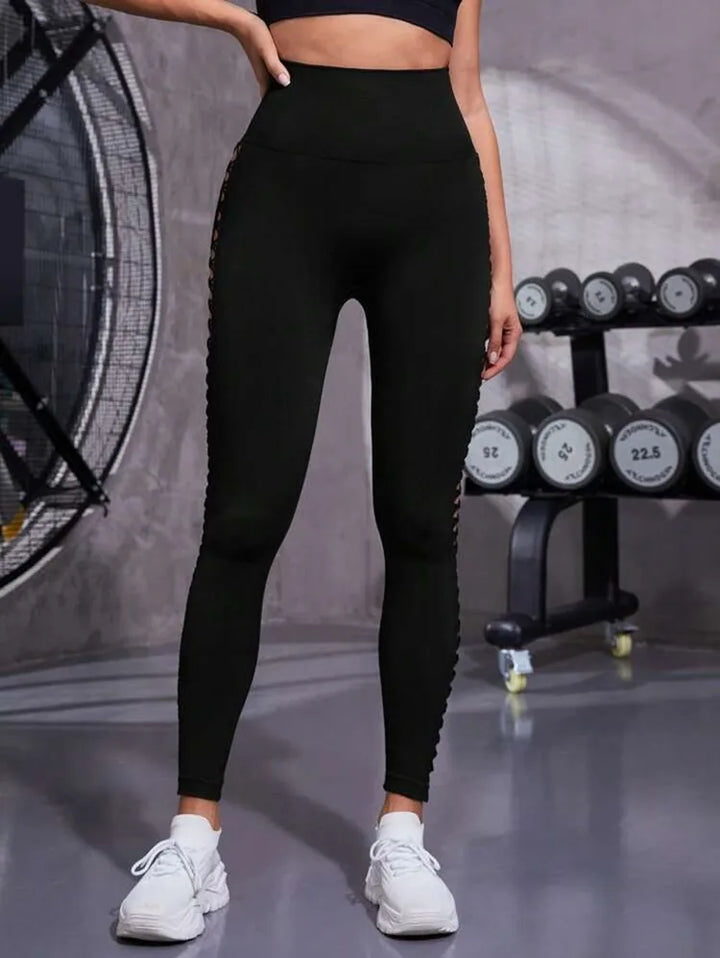 Legging avec découpe jambes fantaisie Valeria