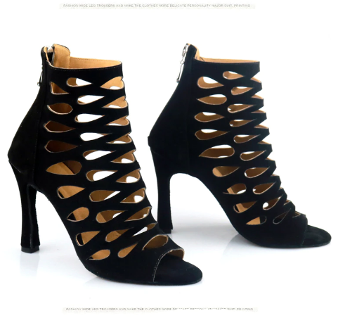 Bottines danse Kiara Talons Cubains de 6 à 10 cm
