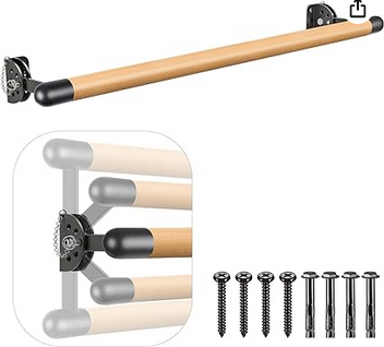 Barre Traditionnelle en Bois Massif Extensible