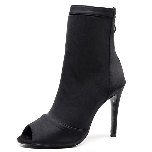 Bottines danse Assa noir semelle suede Talons de 9cm T41