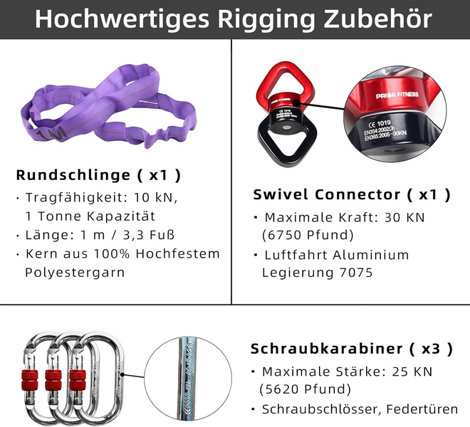 Cerceau aérien Double Points + accessoires