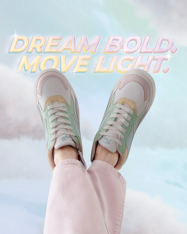 Baskets basses pastel Fuego