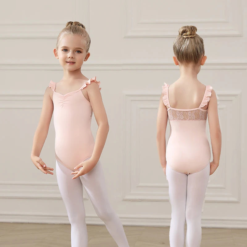 Justaucorps bretelles fantaisie Ondine