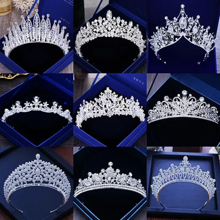 Couronne diadème strass crystal plusieurs modèles