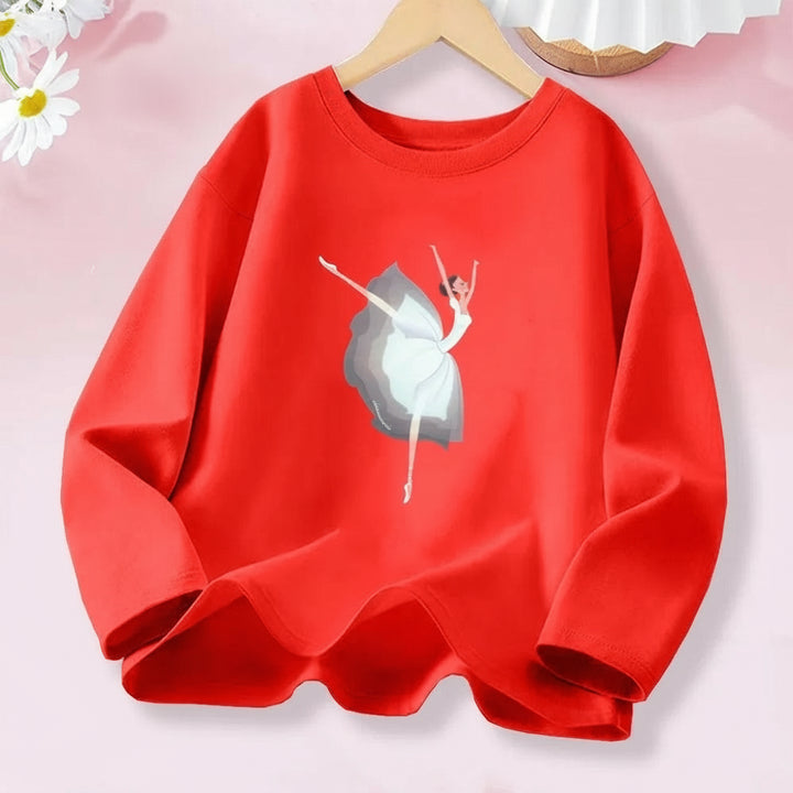 Top manches longues logo Ballet Dance Girls