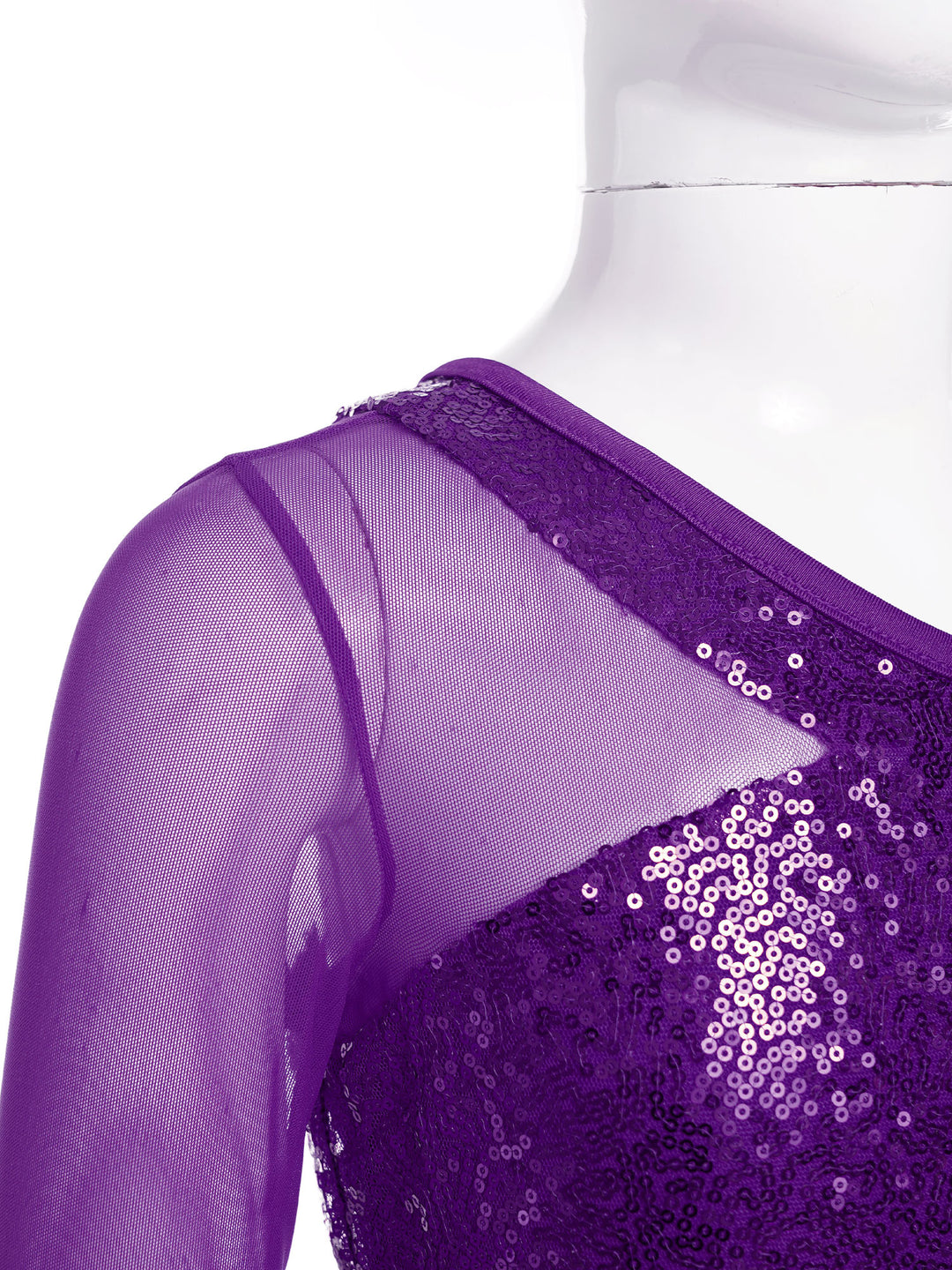 Ensemble Top paillettes 1 manche et Jupe metallique Anae