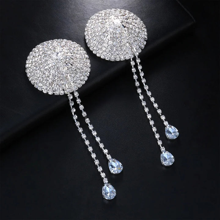 Bijoux pendentif poitrine strass plusieurs modèles