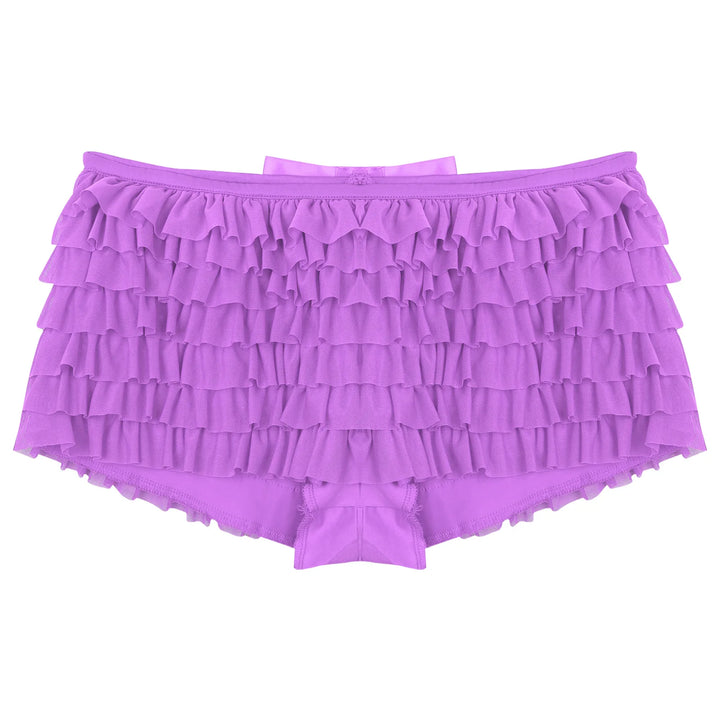 Pantie short court à volants