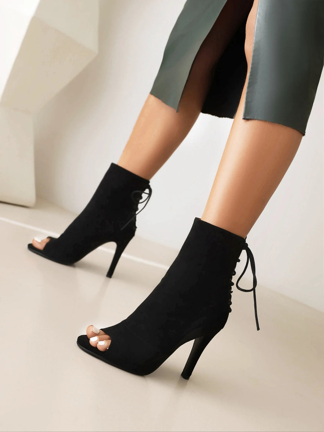 Bottines Zéline semelle suede Talon 7cm T34